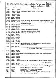 Edixa Wirgin Kadett manual. Camera Instructions.